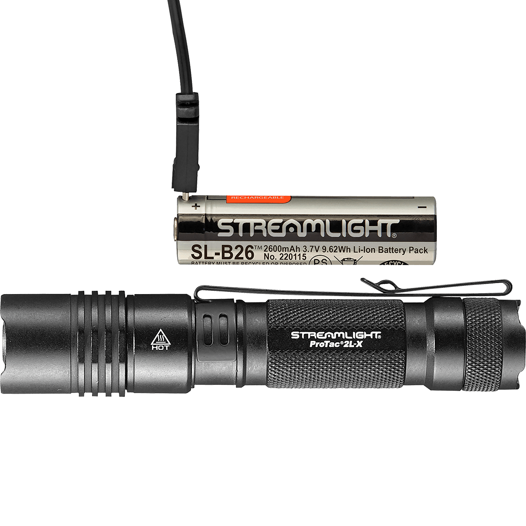 Streamlight ProTac 2L-X - Kleine taktische Taschenlampe - Einfach aufladbar
