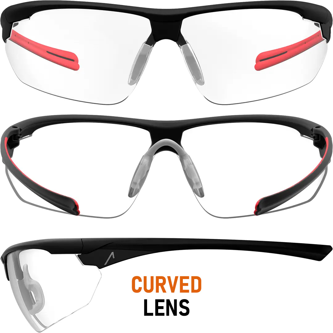 ACE Evo Arbeits-Brille - beschlagfeste Schutzbrille für die Arbeit & für Airsoft, Paintball etc. - EN 166