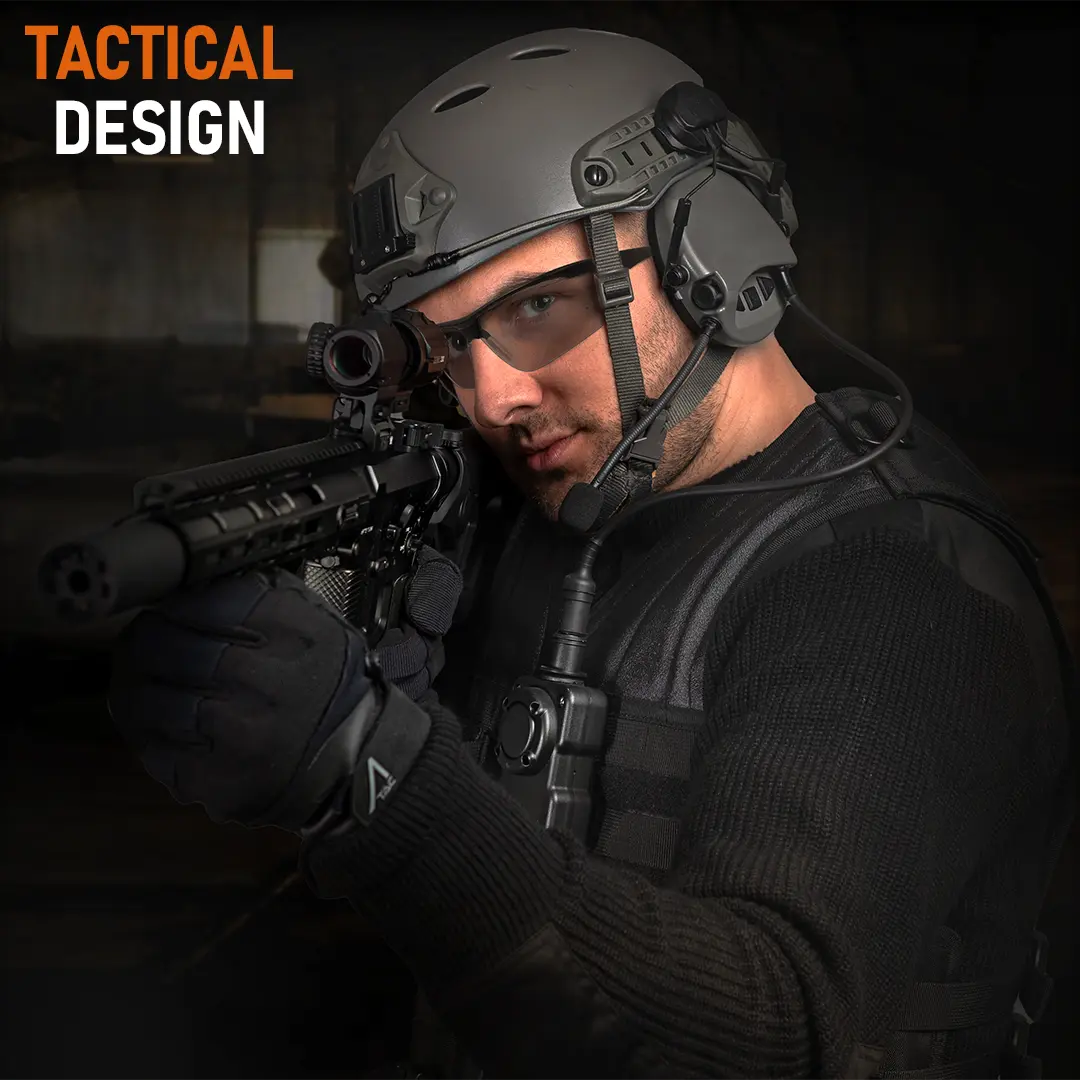 ACE Evo Arbeits-Brille - beschlagfeste Schutzbrille für die Arbeit & für Airsoft, Paintball etc. - EN 166