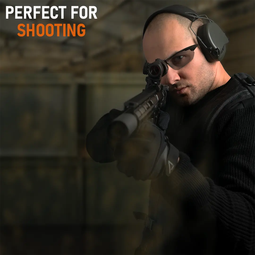 ACE Evo Arbeits-Brille - beschlagfeste Schutzbrille für die Arbeit & für Airsoft, Paintball etc. - EN 166