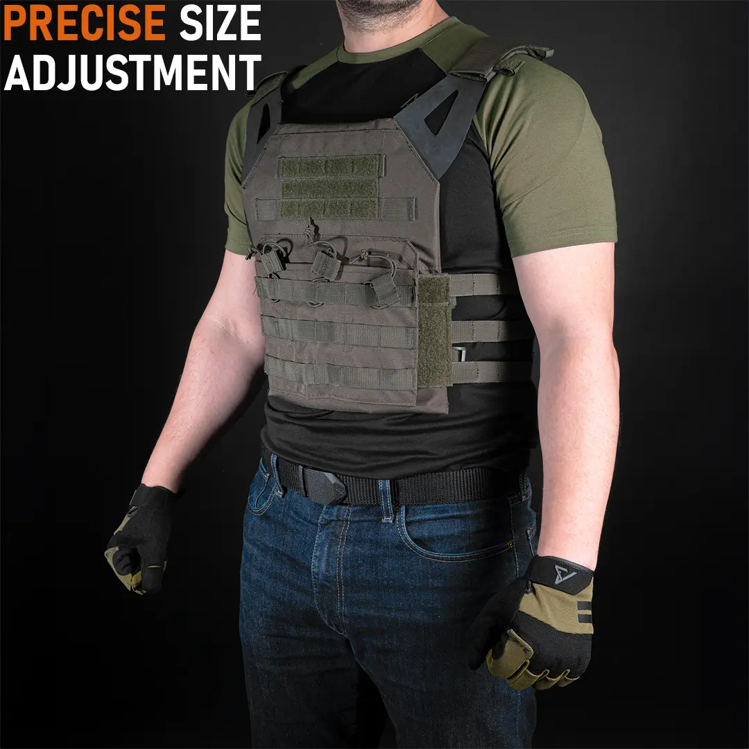 ACE Schakal Army-Gürtel für Männer - taktischer Herren-Hosengürtel mit Schnellverschluss ohne Löcher - Nylon - 102-127 cm