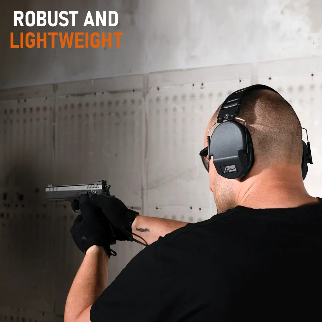 ACE Schakal MIL-I Kapsel-Gehörschutz - Gehörschützer nach Militär-Norm für Jagd & Schießsport - taktisch & robust