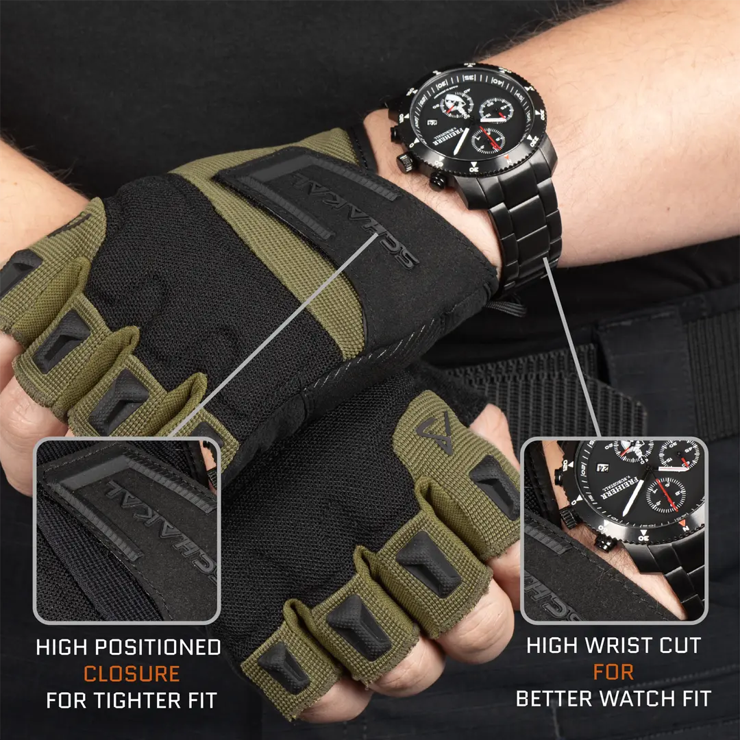 ACE Schakal Einsatz-Handschuh Fingerlos