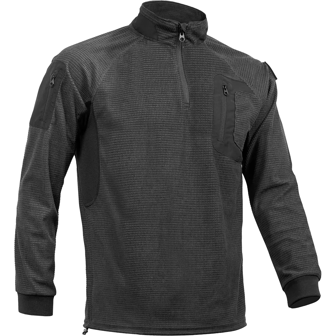 ACE Schakal Pullover - taktischer Outdoor-Sweater mit Klett-Fläche am Arm - für Airsoft, Paintball & Trekking