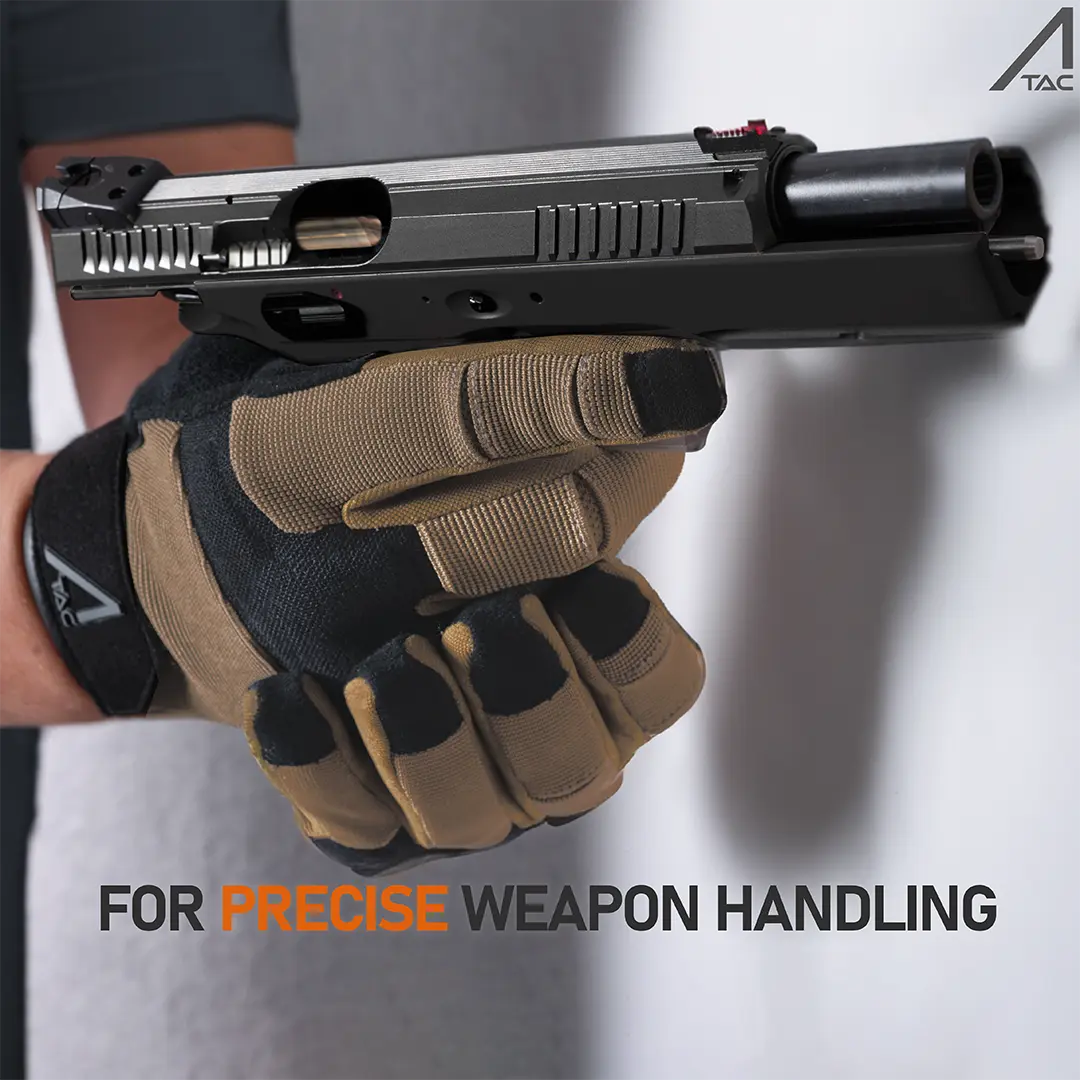 ACE Schakal Outdoor-Handschuh - taktische Handschuhe für Airsoft, Paintball & Schießsport - Touchscreen-fähig