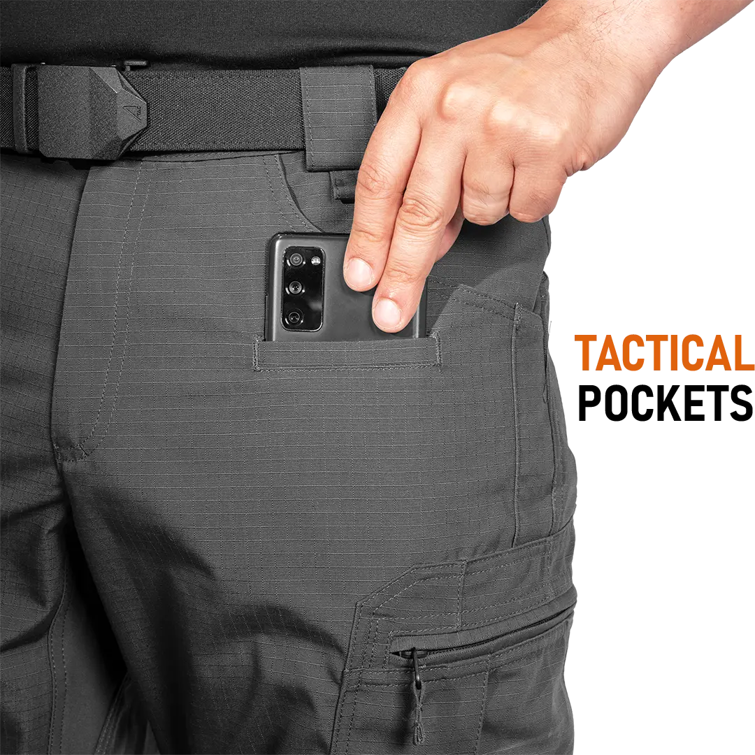 ACE Schakal Einsatzhose - taktische Ripstop-Hose lang für Herren - Wanderhose mit 35% Baumwolle für Männer