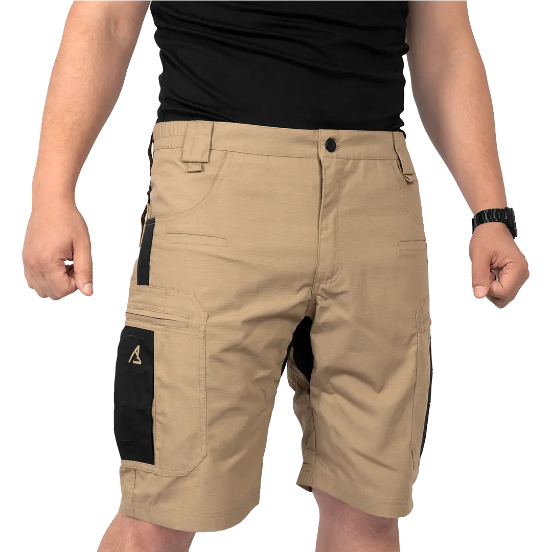 ACE Schakal Cargo-Hose kurz - Einsatz-Shorts mit Stretch-Bund für Männer - taktische Outdoor-Hosen für Herren