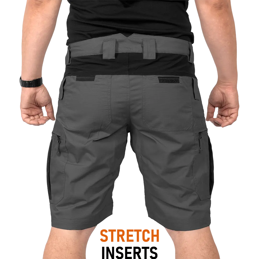 ACE Schakal Cargo-Hose kurz - Einsatz-Shorts mit Stretch-Bund für Männer - taktische Outdoor-Hosen für Herren