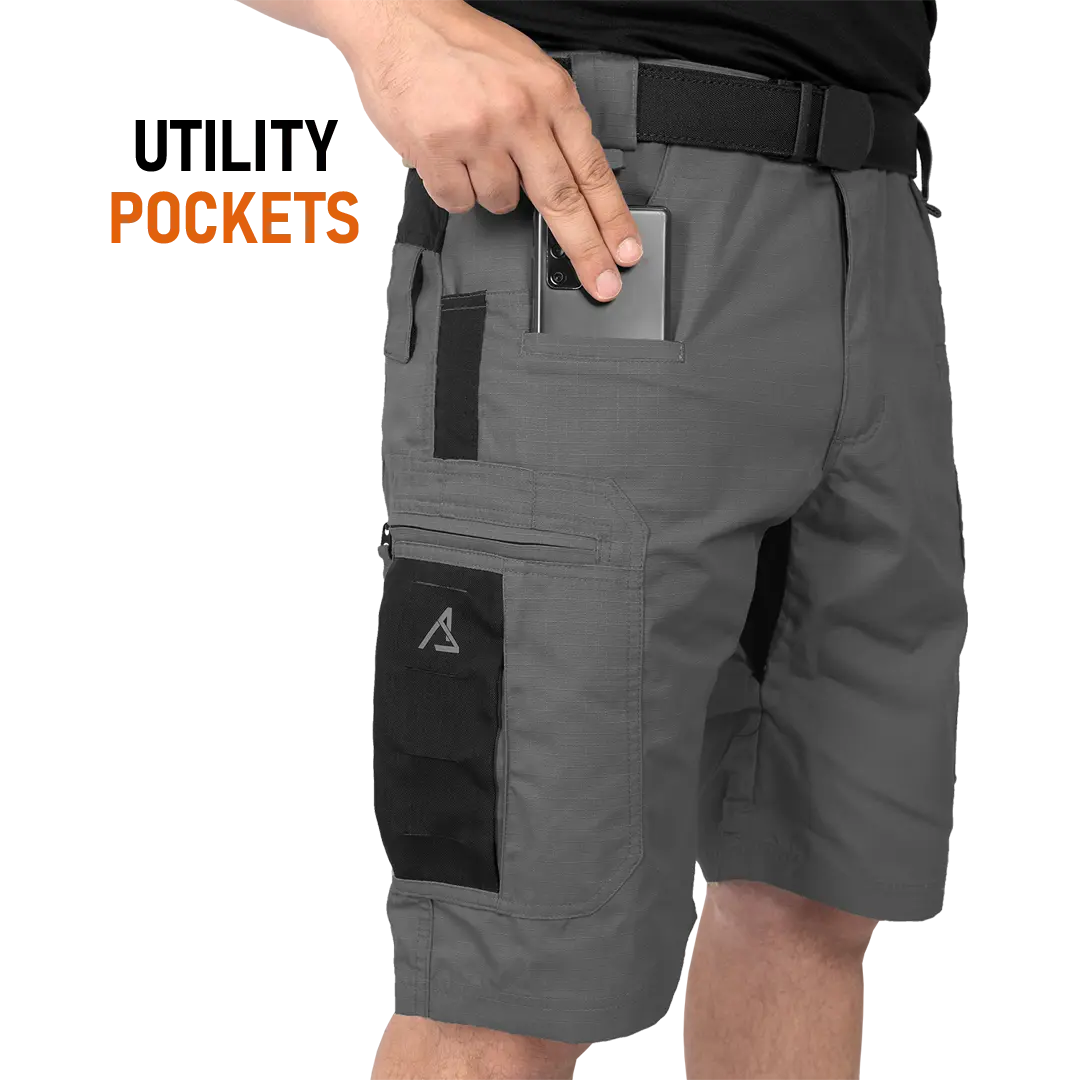 ACE Schakal Cargo-Hose kurz - Einsatz-Shorts mit Stretch-Bund für Männer - taktische Outdoor-Hosen für Herren