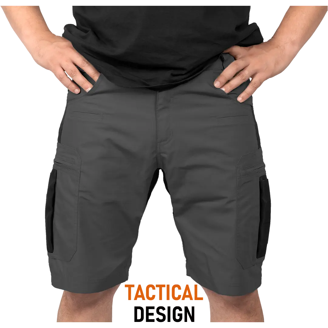 ACE Schakal Cargo-Hose kurz - Einsatz-Shorts mit Stretch-Bund für Männer - taktische Outdoor-Hosen für Herren