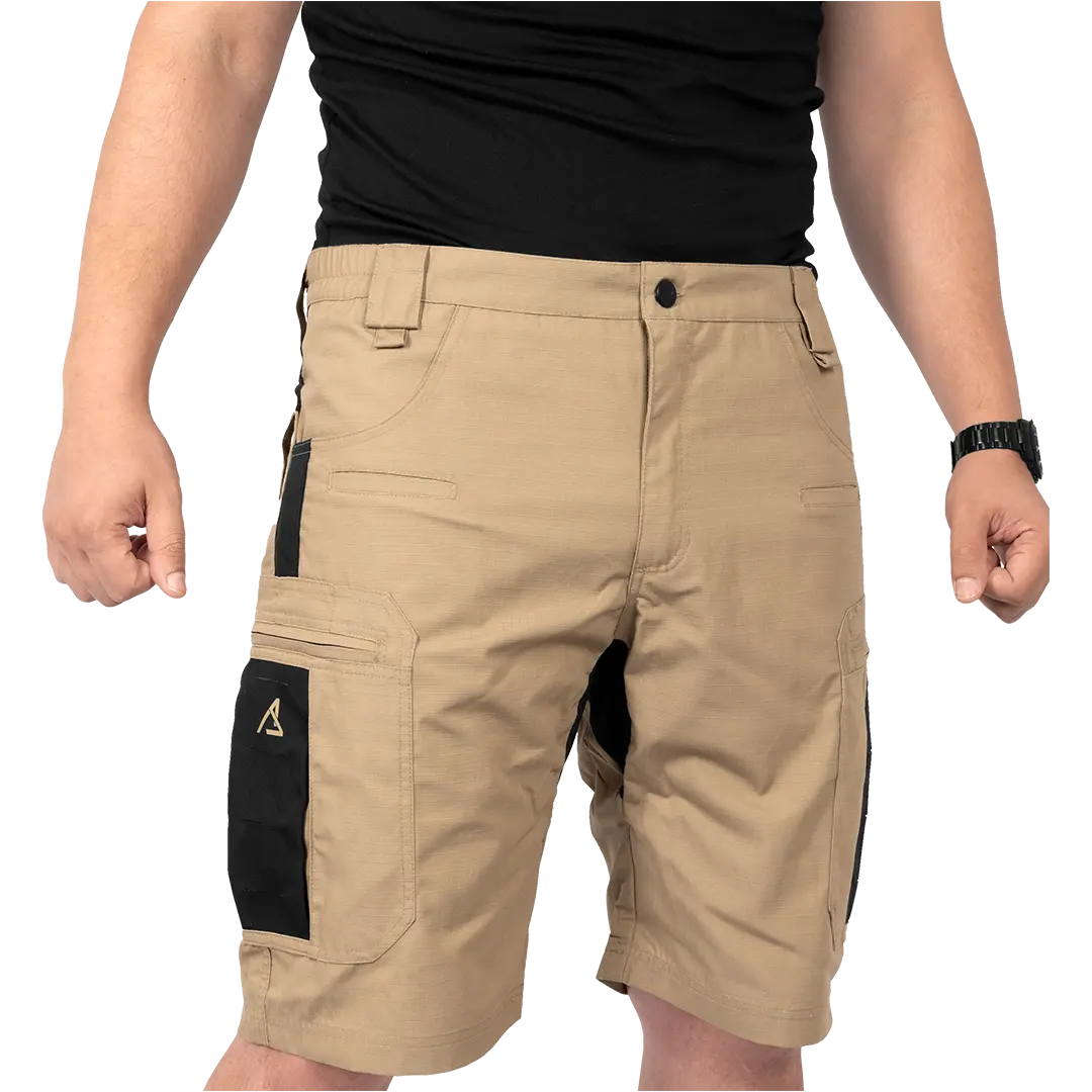 ACE Schakal Cargo-Hose kurz - Einsatz-Shorts mit Stretch-Bund für Männer - taktische Outdoor-Hosen für Herren