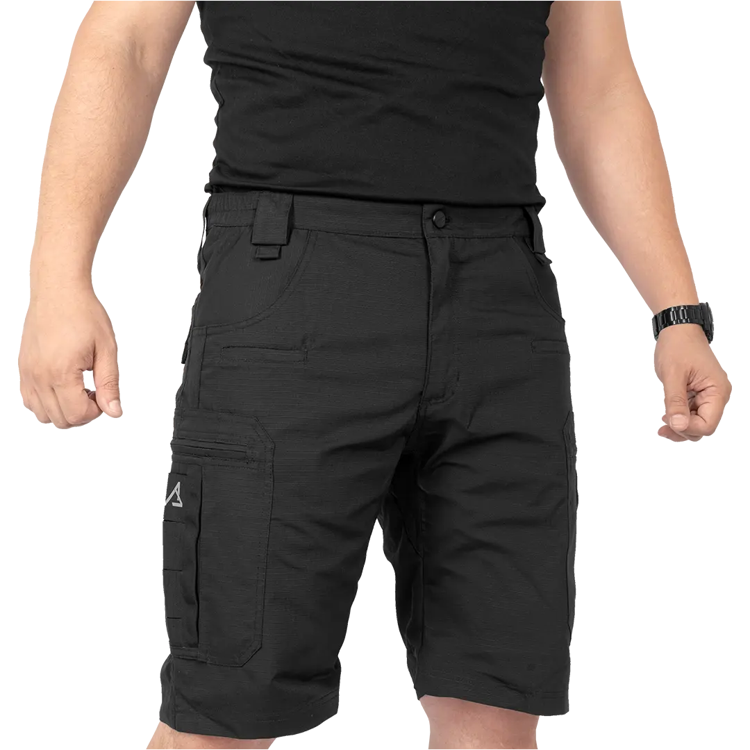 ACE Schakal Cargo-Hose kurz - Einsatz-Shorts mit Stretch-Bund für Männer - taktische Outdoor-Hosen für Herren