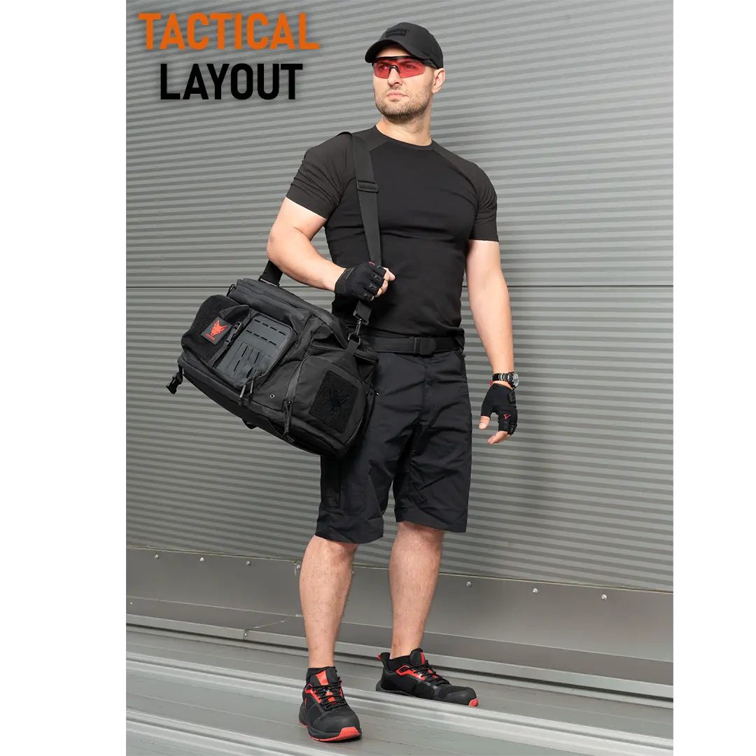 ACE Schakal Cargo-Hose kurz - Einsatz-Shorts mit Stretch-Bund für Männer - taktische Outdoor-Hosen für Herren