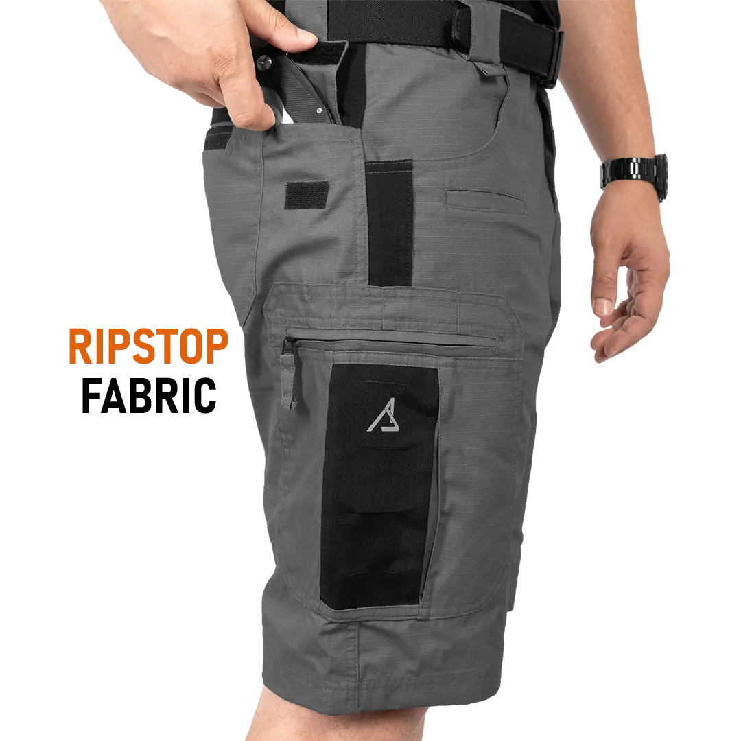 ACE Schakal Cargo-Hose kurz - Einsatz-Shorts mit Stretch-Bund für Männer - taktische Outdoor-Hosen für Herren