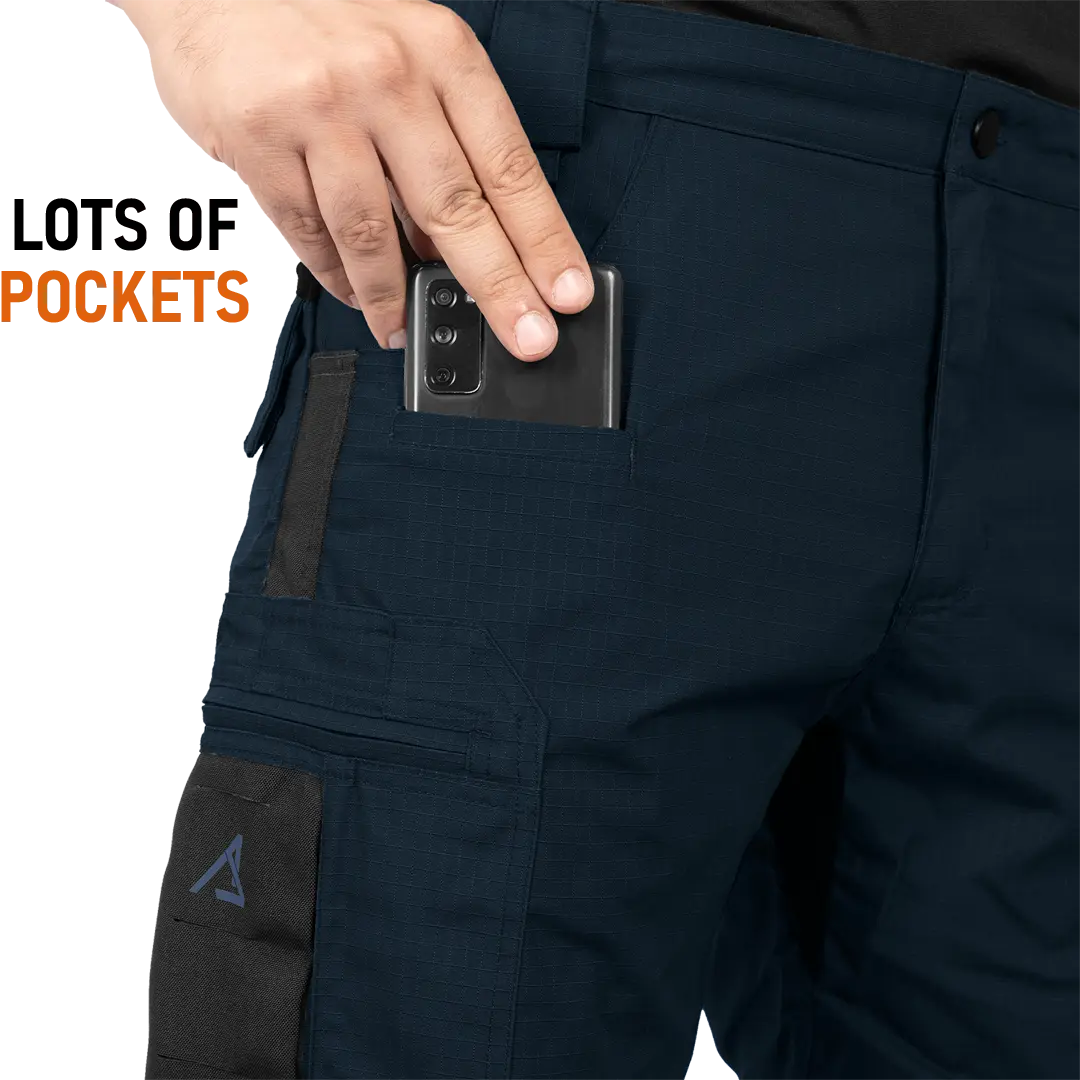 ACE Schakal Cargo-Hose kurz - Einsatz-Shorts mit Stretch-Bund für Männer - taktische Outdoor-Hosen für Herren