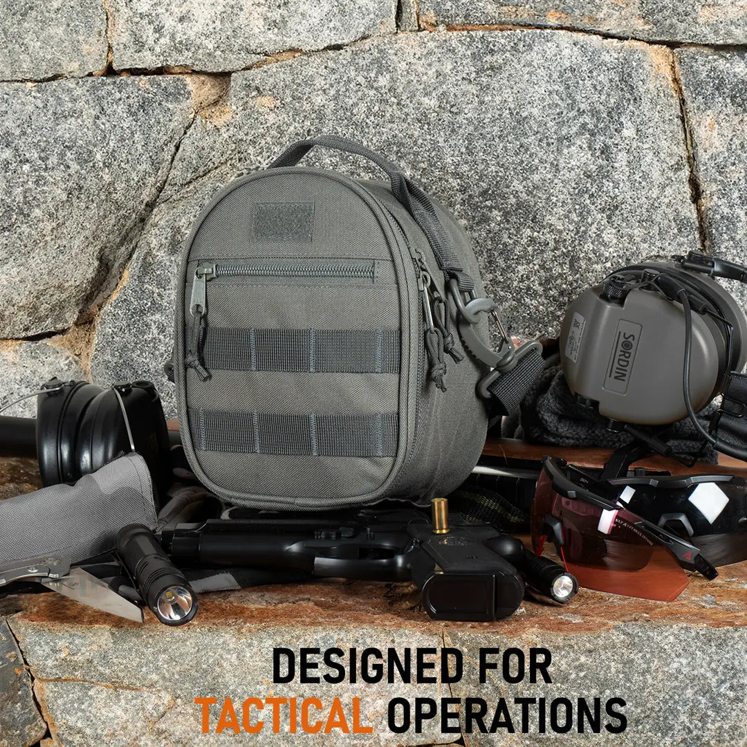 ACE Schakal Gehörschützer-Tasche - Tragetasche kompatibel mit Kapsel-Gehörschutz von Sordin, Howard Leight uvm.