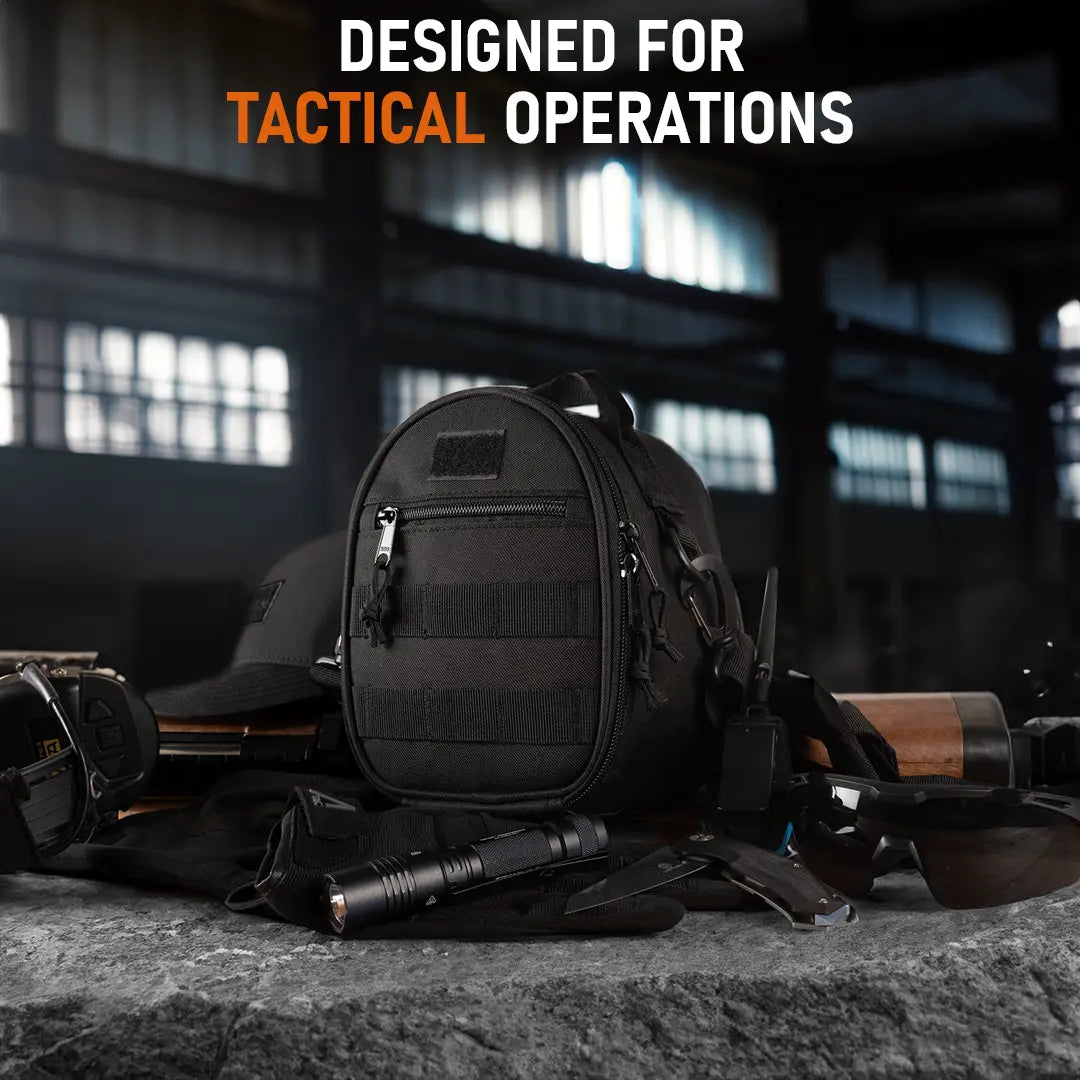 ACE Schakal Gehörschützer-Tasche - Tragetasche kompatibel mit Kapsel-Gehörschutz von Sordin, Howard Leight uvm.