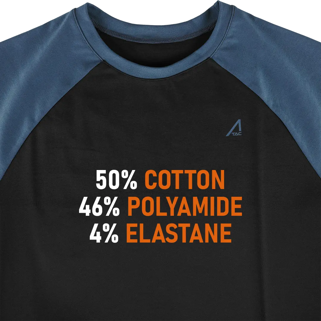 ACE Schakal Einsatz-Tshirt - taktisches T-Shirt für Herren - Kurzarm Outdoor-Shirt mit Raglan-Ärmeln für Männer