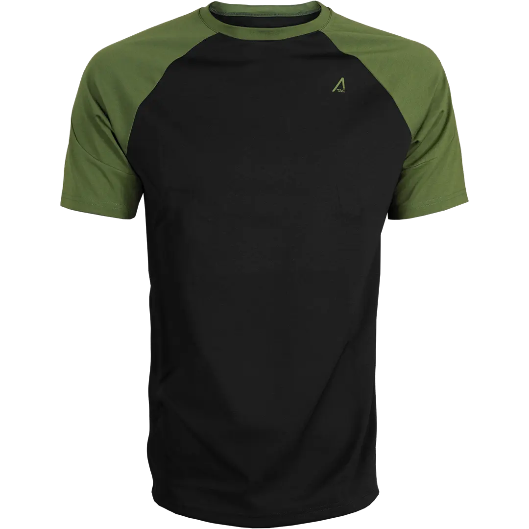 ACE Schakal Einsatz-Tshirt - taktisches T-Shirt für Herren - Kurzarm Outdoor-Shirt mit Raglan-Ärmeln für Männer