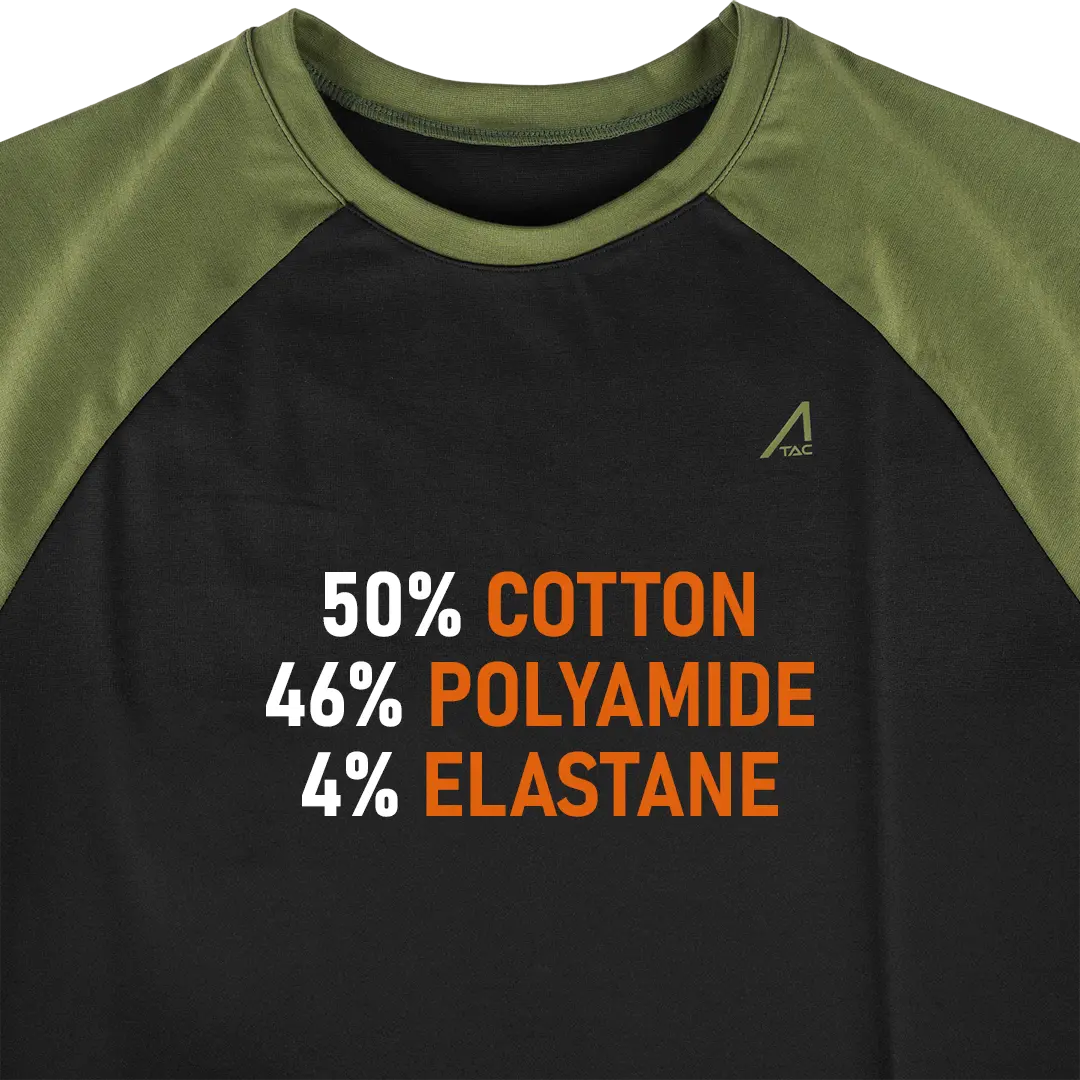 ACE Schakal Einsatz-Tshirt - taktisches T-Shirt für Herren - Kurzarm Outdoor-Shirt mit Raglan-Ärmeln für Männer