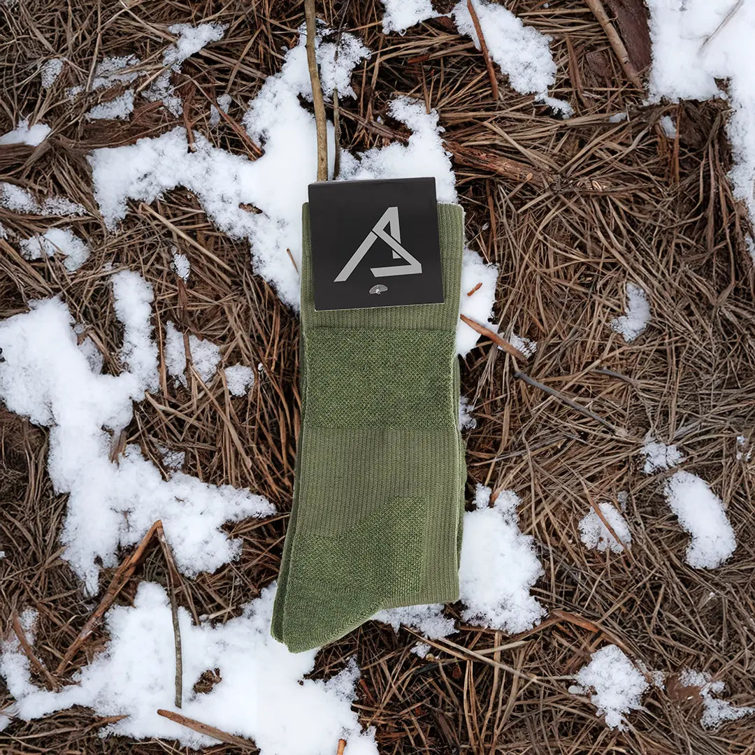 ACE Schakal Socken - 1 Paar taktische Strümpfe mit Merino-Wolle & Antiblasen-Polster - Wandern & Trekking