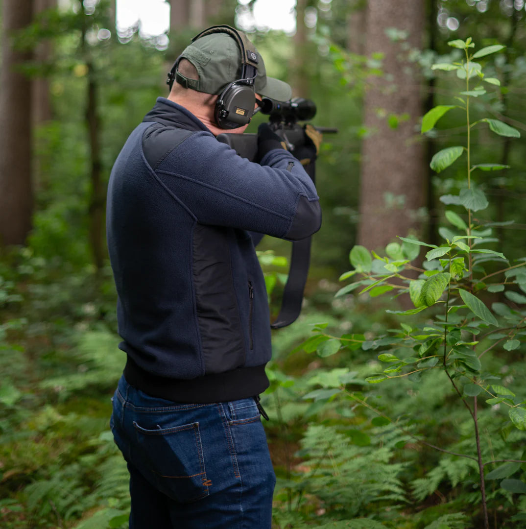 ACE Schakal Fleece-Jacke Slim Fit - taktisch & wärmend - perfekt für Airsoft, Paintball, Trekking & Outdoor