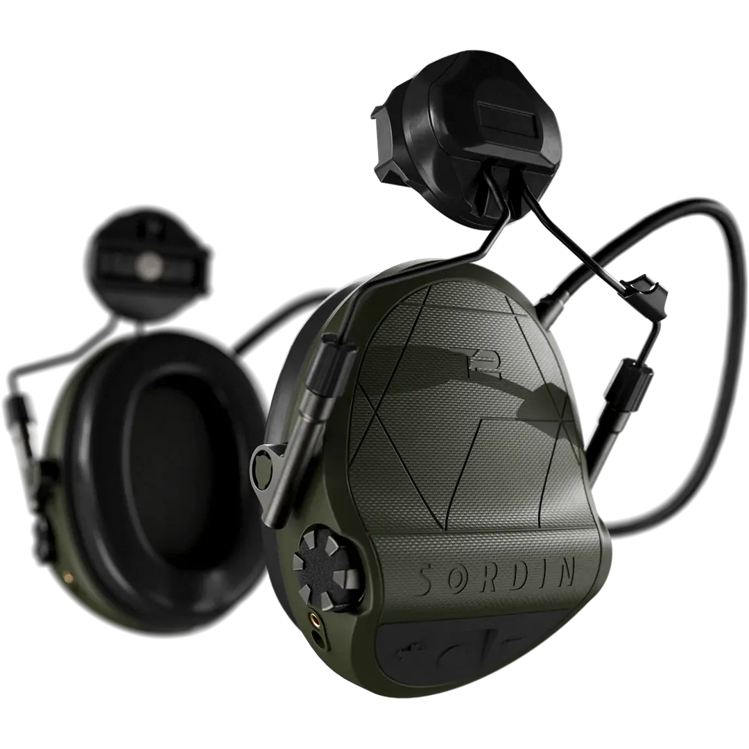 Sordin Supreme T2 Kapsel-Gehörschutz aktiv mit ARC-Adapter