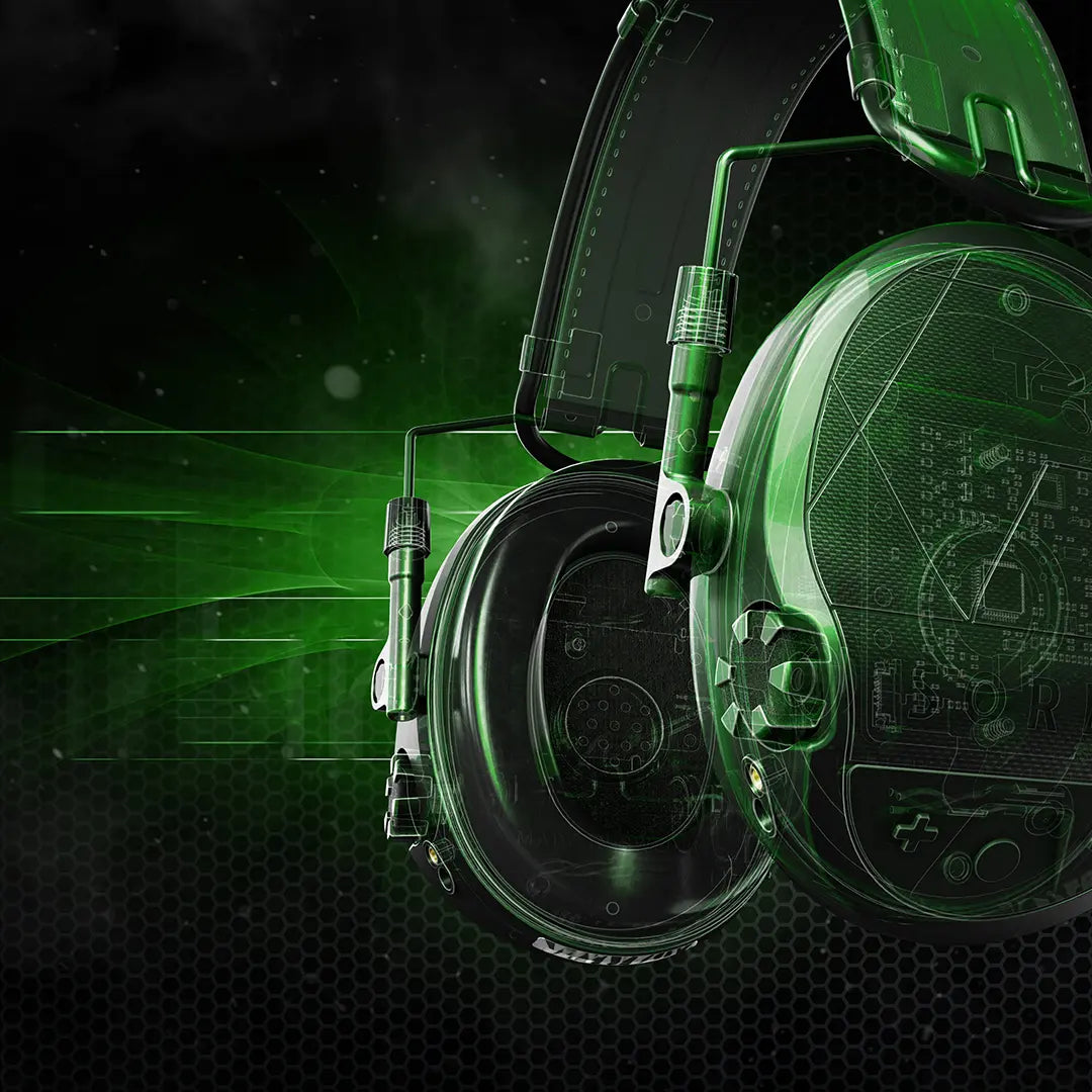 Sordin Supreme T2 Kapsel-Gehörschutz aktiv mit ARC-Adapter