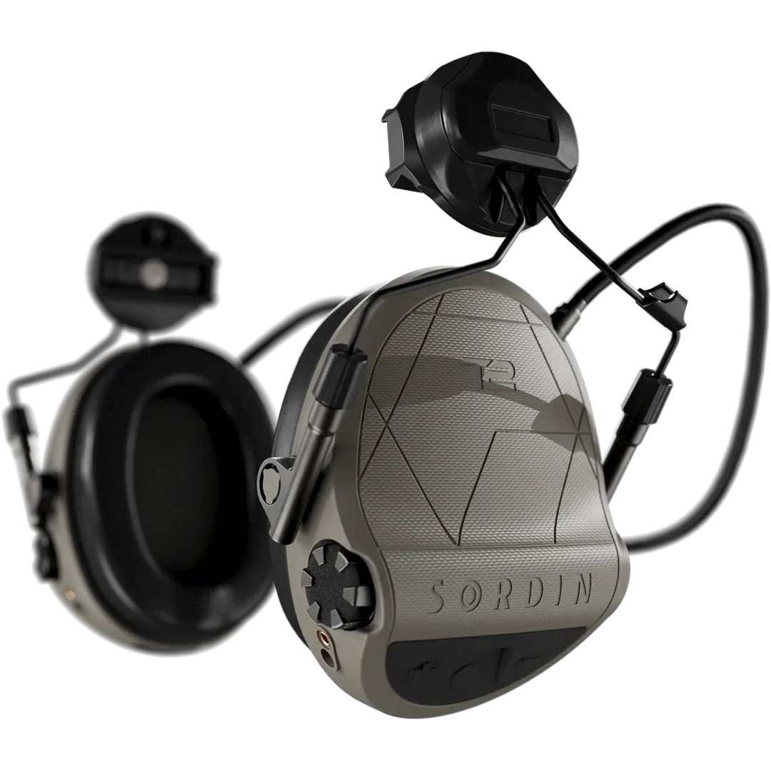 Sordin Supreme T2 Kapsel-Gehörschutz aktiv mit ARC-Adapter