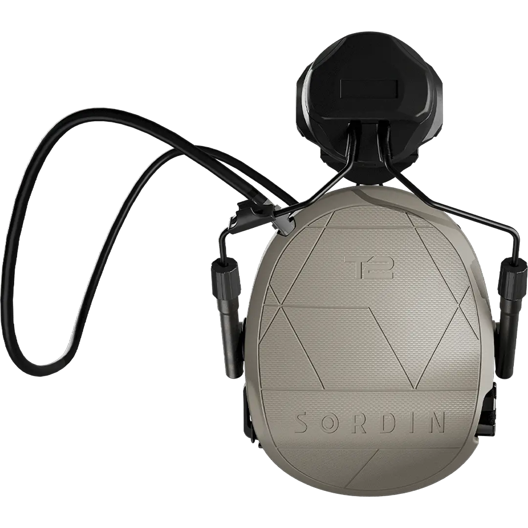 Sordin Supreme T2 Kapsel-Gehörschutz aktiv mit ARC-Adapter