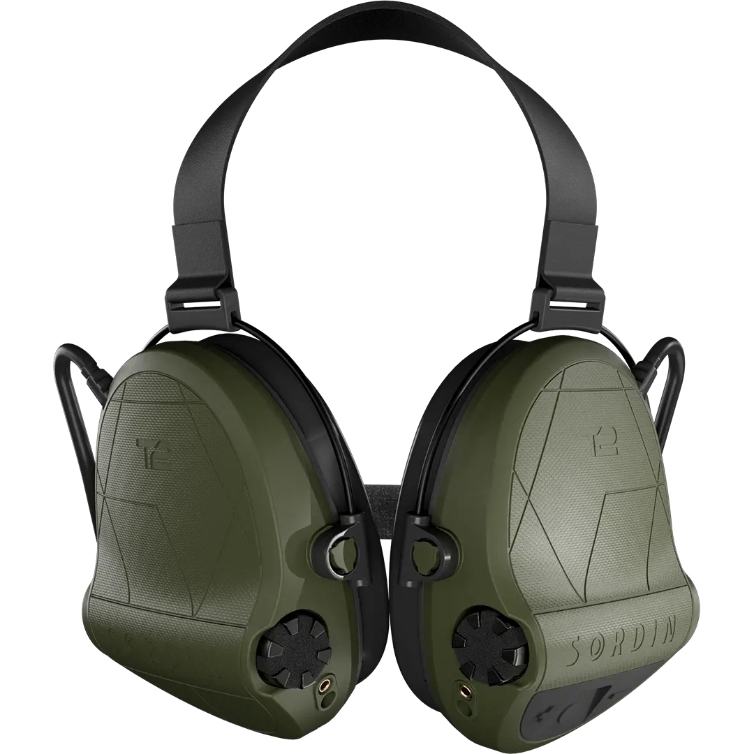Sordin Supreme T2 Kapsel-Gehörschutz aktiv mit Nackenband