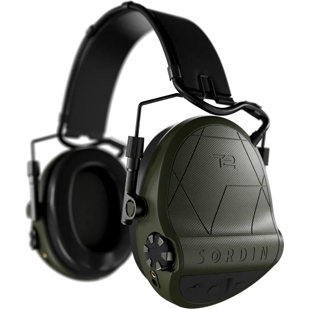 Sordin Supreme T2 Kapsel-Gehörschutz aktiv mit Lederband