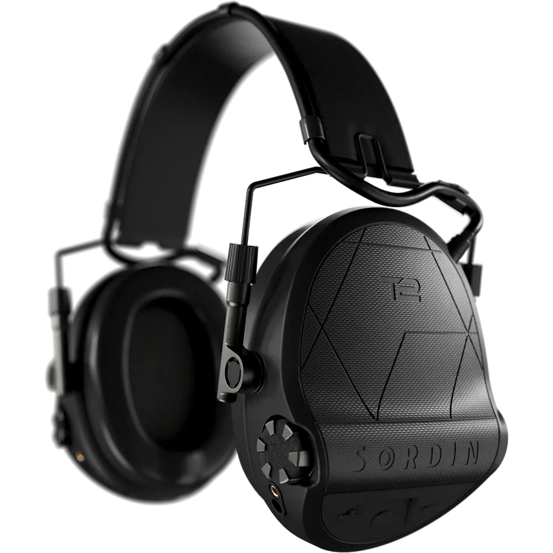 Sordin Supreme T2 Kapsel-Gehörschutz aktiv mit Lederband