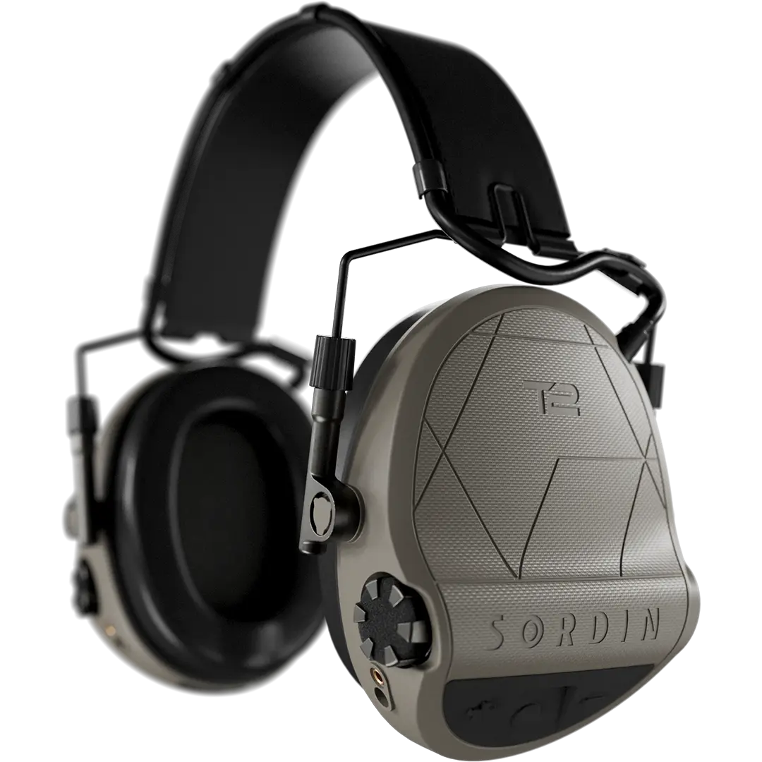 Sordin Supreme T2 Kapsel-Gehörschutz aktiv mit Lederband