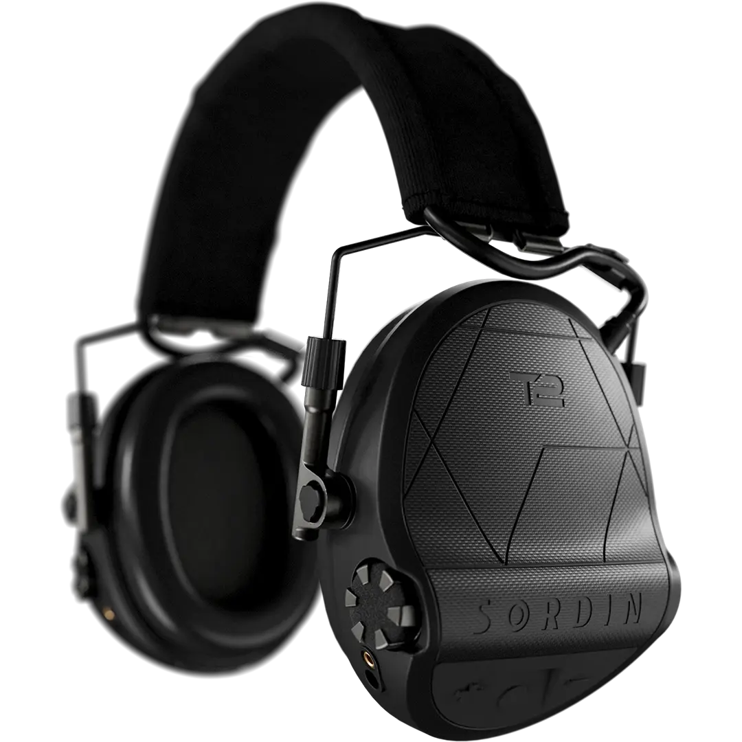 Sordin Supreme T2 Kapsel-Gehörschutz aktiv mit Textil-Kopfband