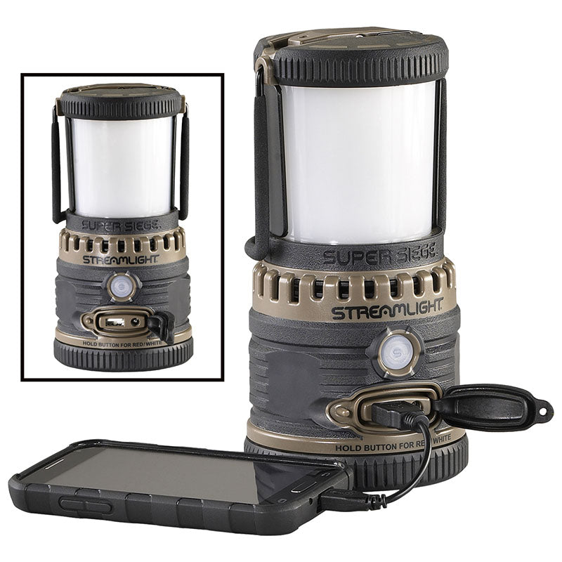 Streamlight Super Siege Lampe - extrem robuste & wasserfeste Outdoor-Laterne - taktische Leuchte mit 1.100 Lumen