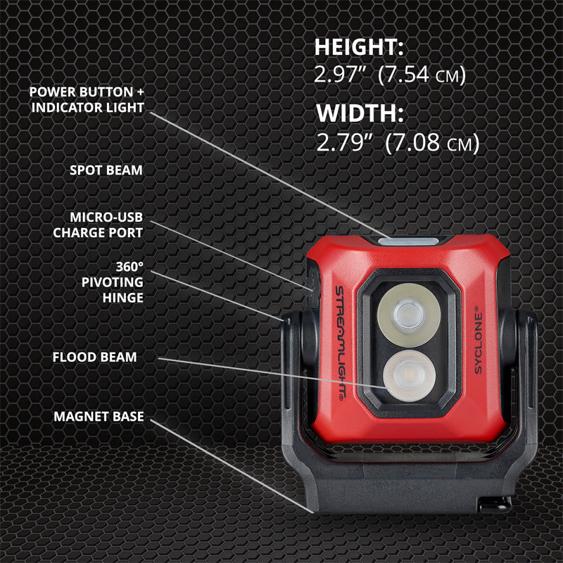 Streamlight Syclone LED-Arbeitsleuchte - Wiederaufladbar & Wasserdicht