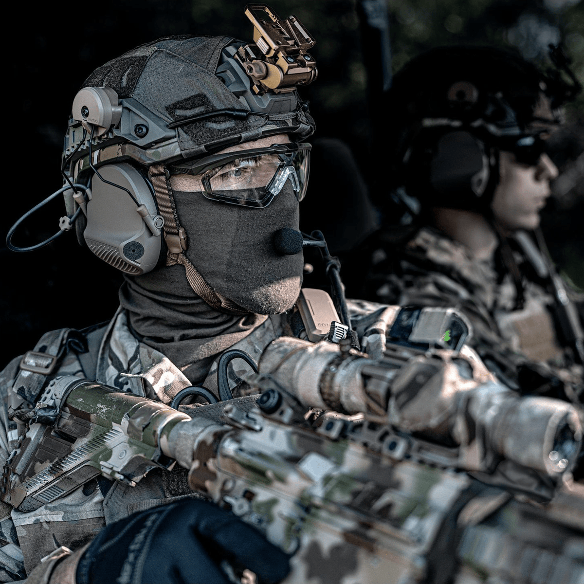uvex apache spec Militär-Schutzbrille mit Etui & 3 verschiedenen Scheiben